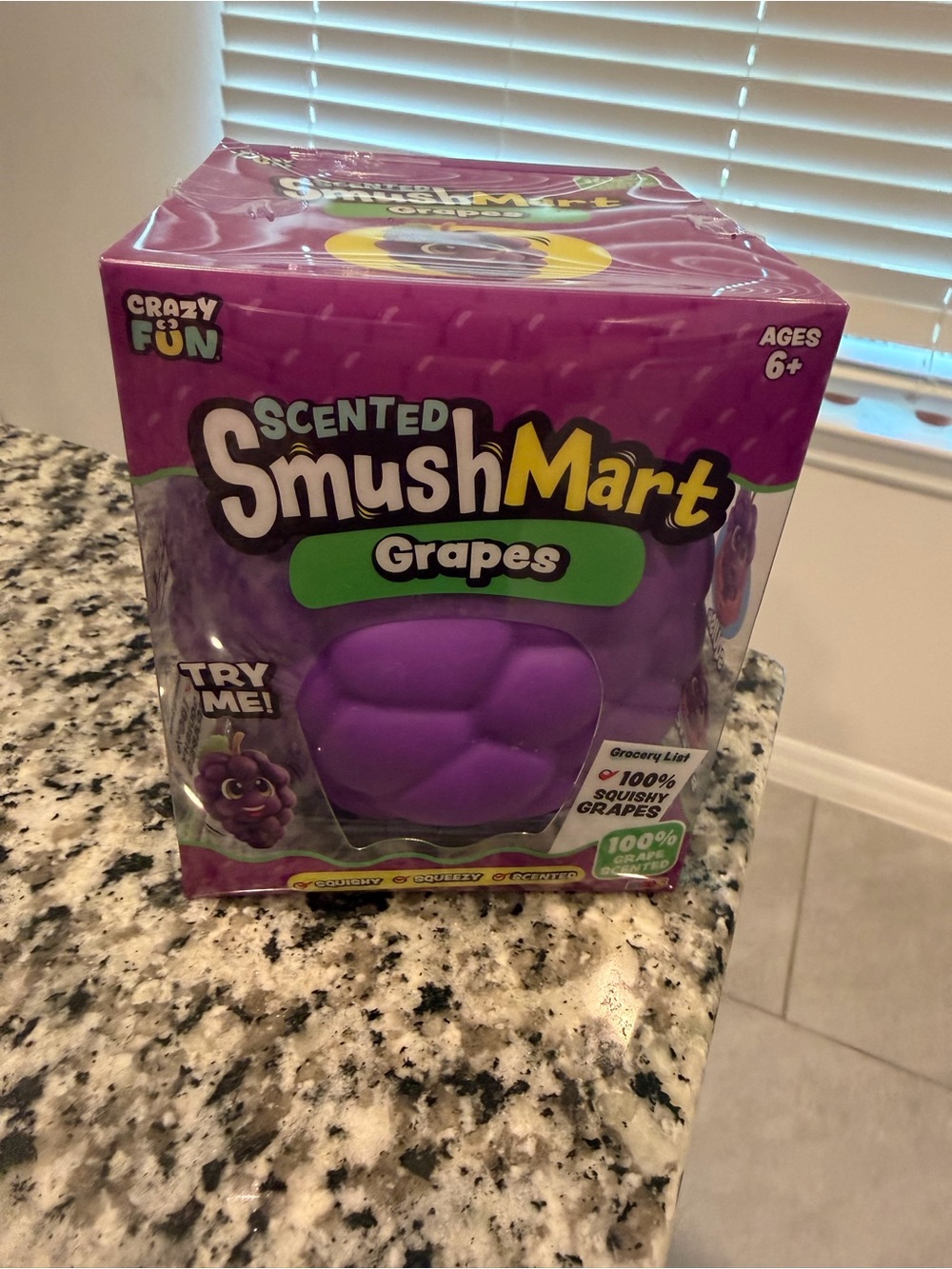 Scented SmushMart Grapes Squishy - Purple